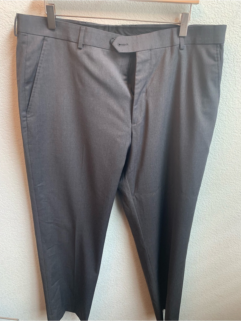 Stafford Men's Charcoal Dress Pants